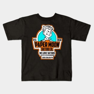 Retro Paper Moon Kids T-Shirt